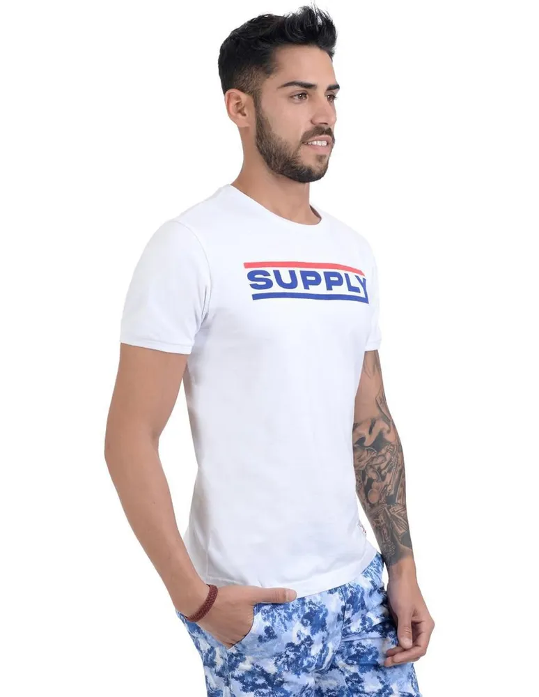 Playera Supply cuello redondo para hombre