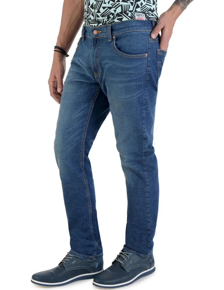 Jeans slim Supply 14-0597-2384 para hombre