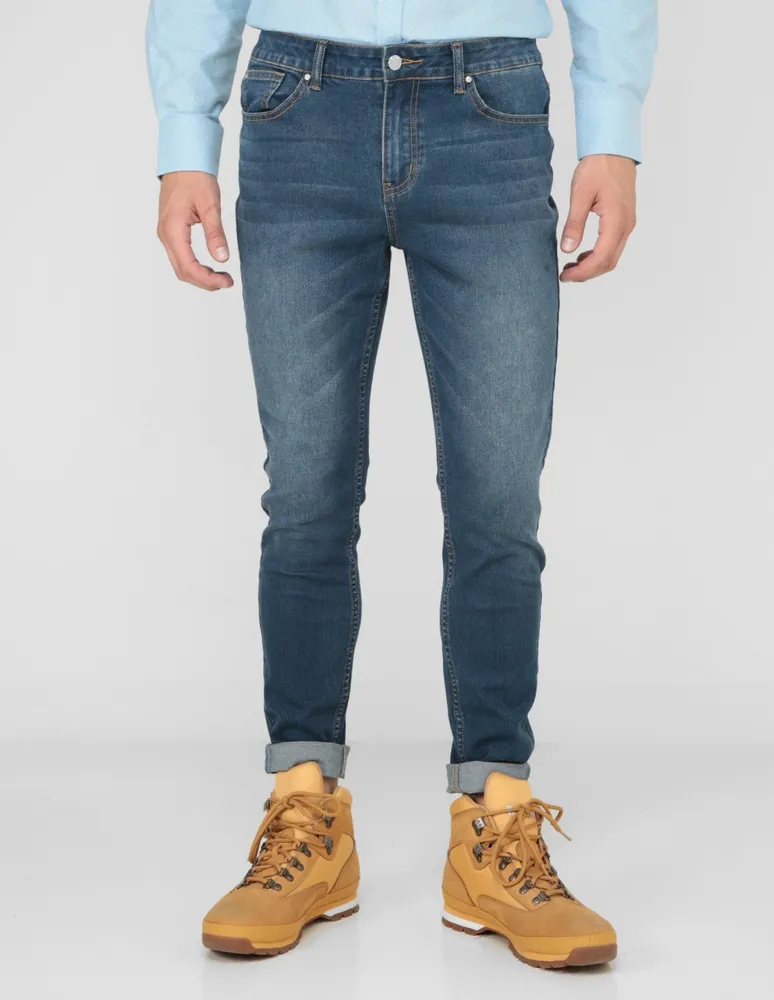 Jeans skinny That's It lavado stone wash para hombre