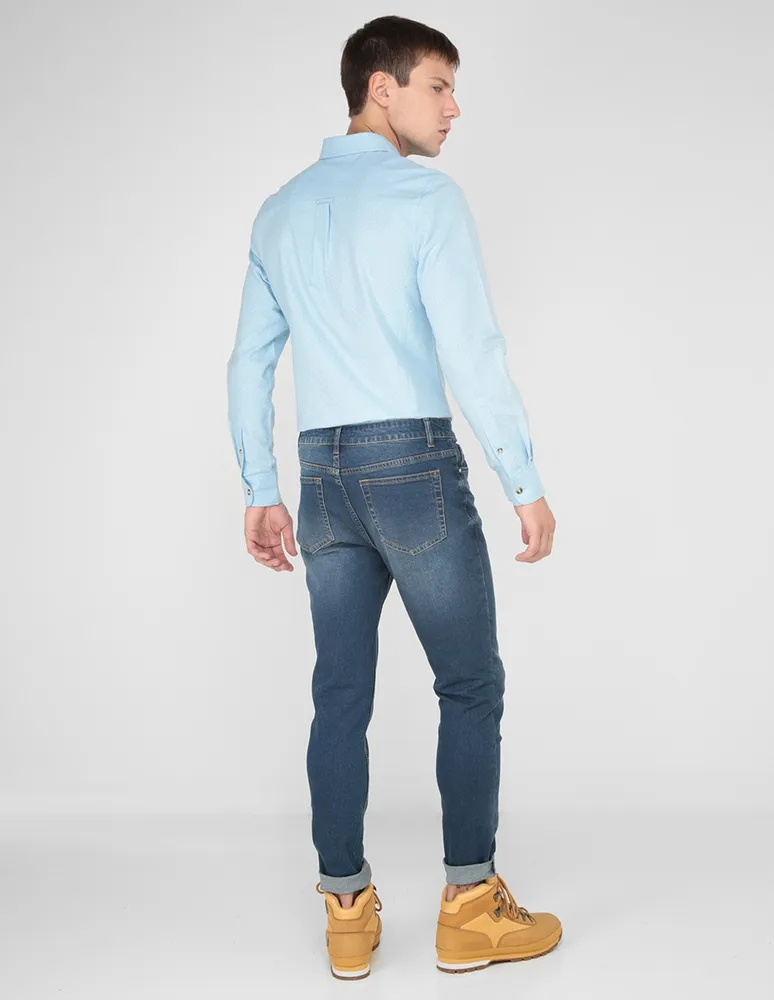 Jeans skinny That's It lavado stone wash para hombre