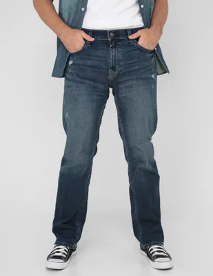 Jeans straight That's It lavado stone wash para hombre