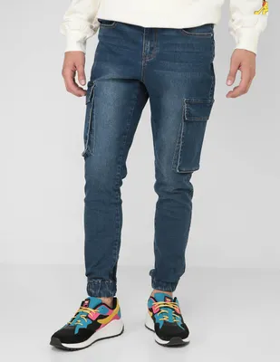 Jeans slim That's It lavado obscuro para hombre