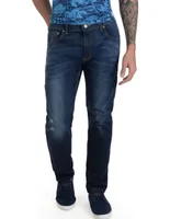 Jeans slim Supply lavado whisker para caballero