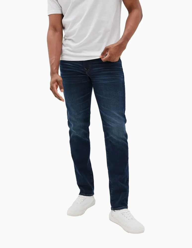 Jeans slim American Eagle lavado obscuro para hombre