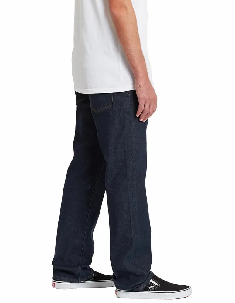 Jeans straight Volcom deslavado para hombre