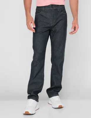 Jeans straight Volcom lavado obscuro para hombre