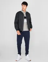 Chamarra bomber That's It impermeable con bolsillos para hombre