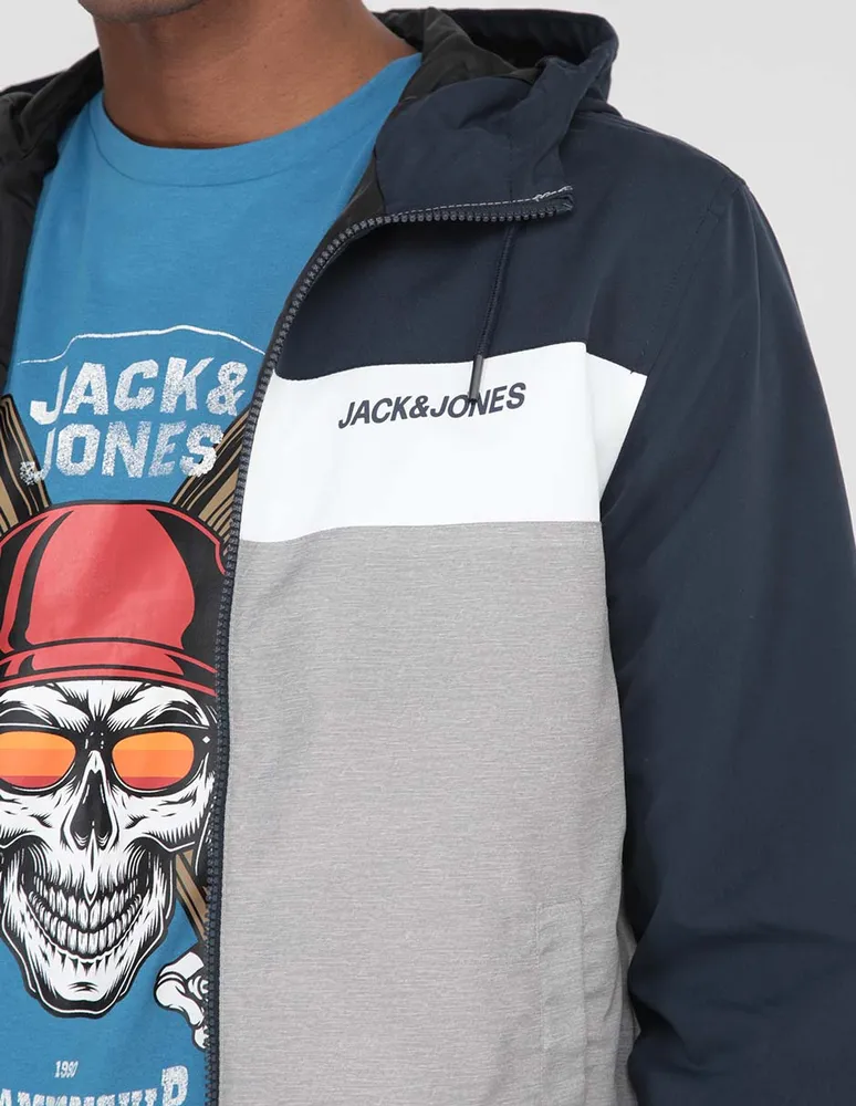 Chamarra Jack & Jones con capucha para hombre