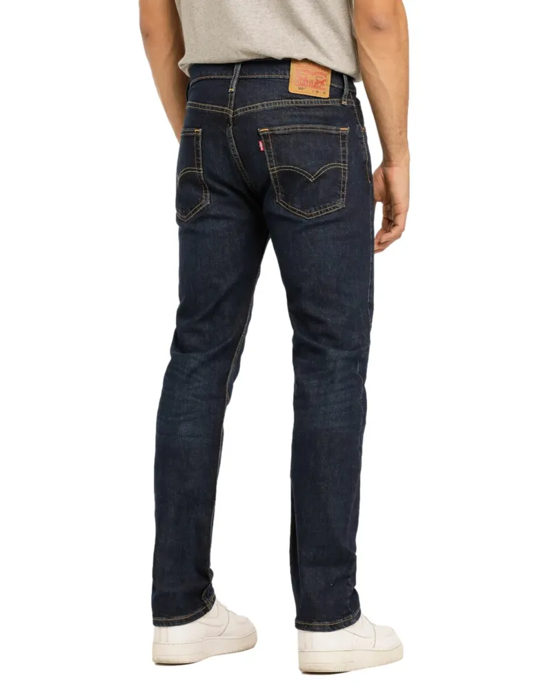 Jeans straight Levi's 514 lavado obscuro para hombre