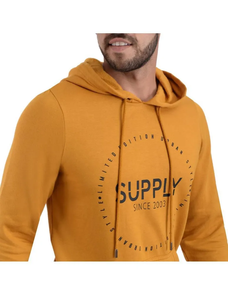 Sudadera Supply estampado logo para hombre