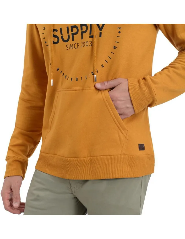 Sudadera Supply estampado logo para hombre