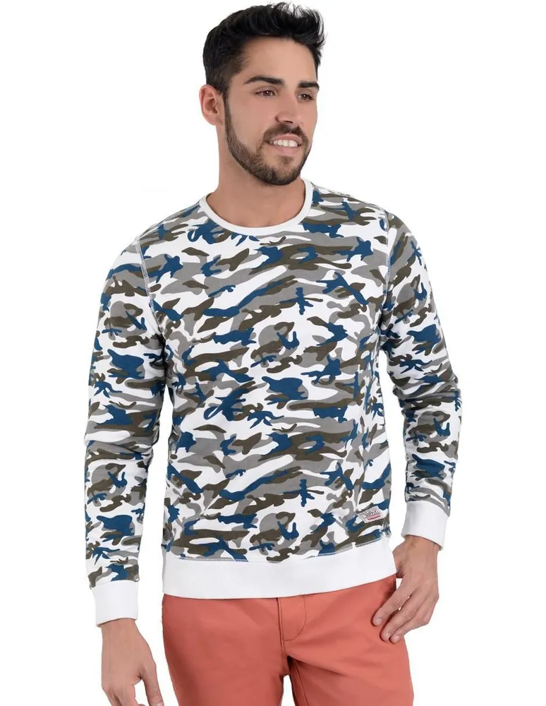 Sudadera Supply estampado camuflaje para hombre