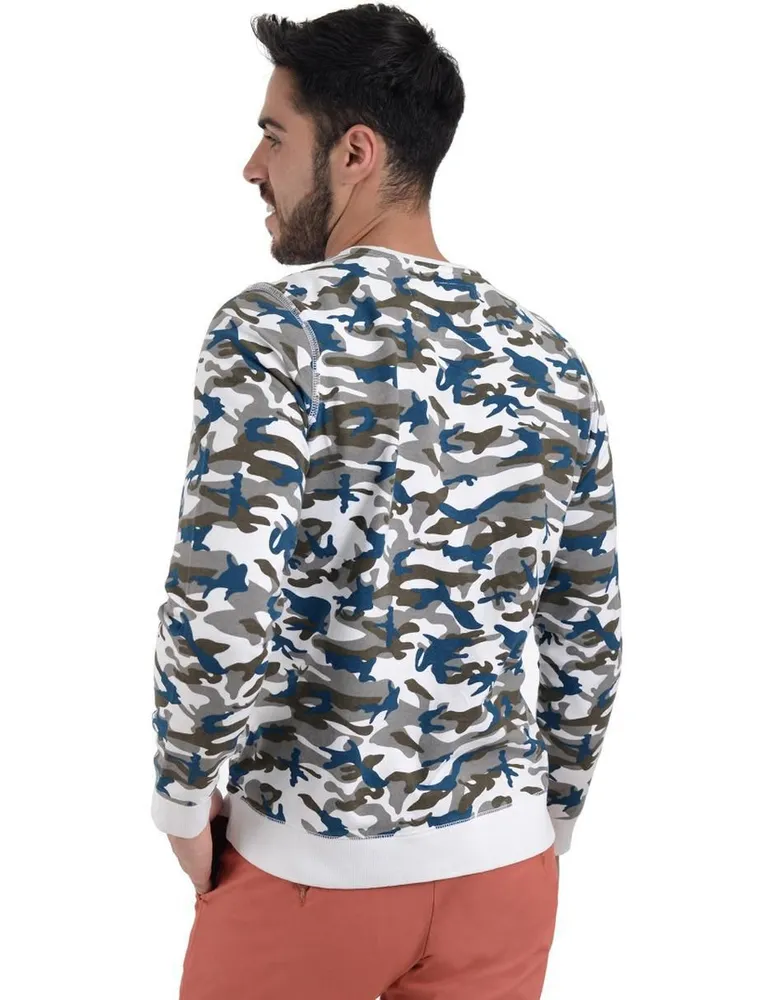 Sudadera Supply estampado camuflaje para hombre