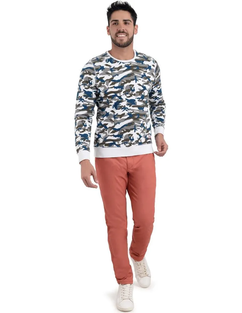 Sudadera Supply estampado camuflaje para hombre