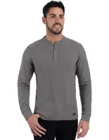 Playera Supply Invierno cuello henley para hombre