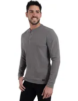 Playera Supply Invierno cuello henley para hombre