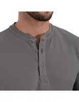 Playera Supply Invierno cuello henley para hombre