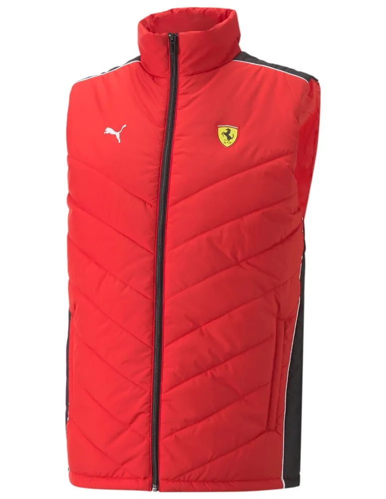 Chaleco Puma Motorsport Ferrrari con bolsillos para hombre