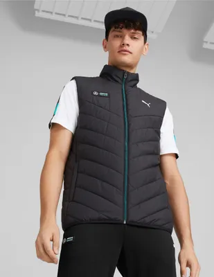 Chaleco Puma Motorsport Mercedes Benz con bolsillos para hombre