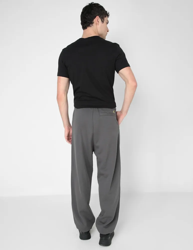 Pants straight Calvin Klein con jareta para hombre