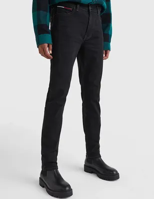 Jeans skinny Tommy lavado obscuro para hombre