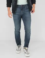 Jeans skinny Calvin Klein lavado deslavado para hombre