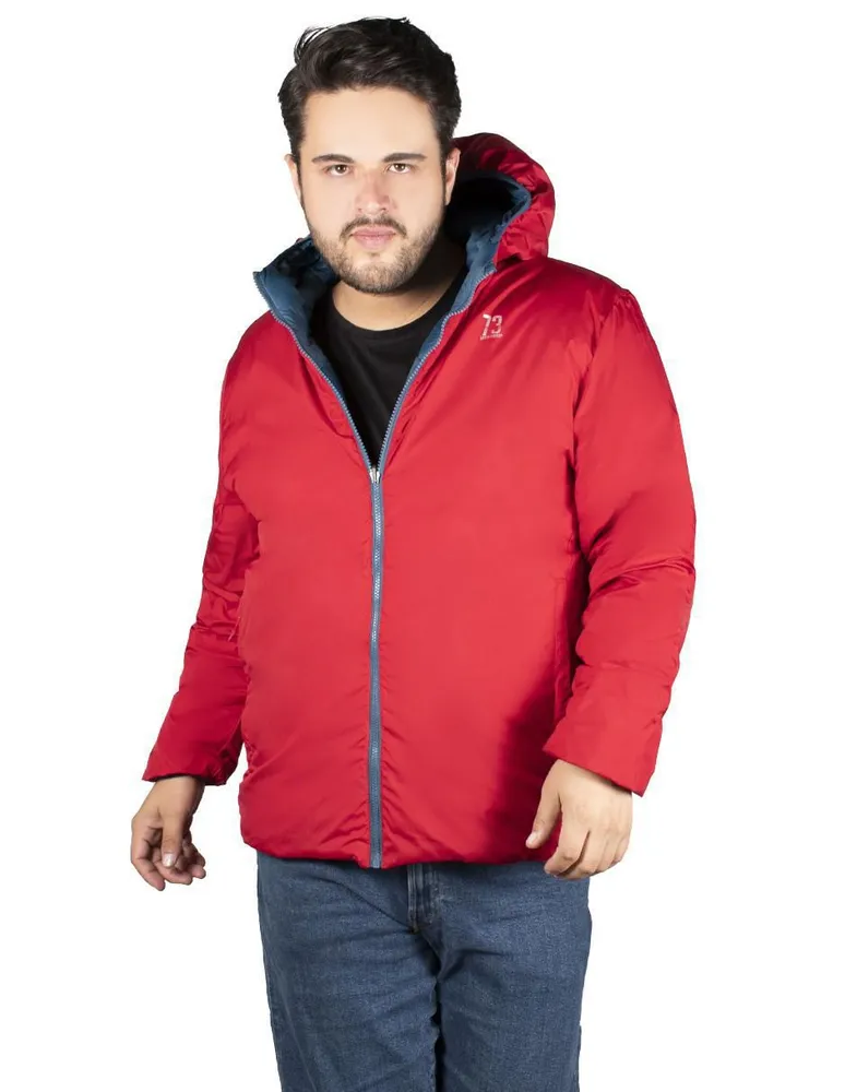 Chamarra capitonada Greenlander reversible para hombre