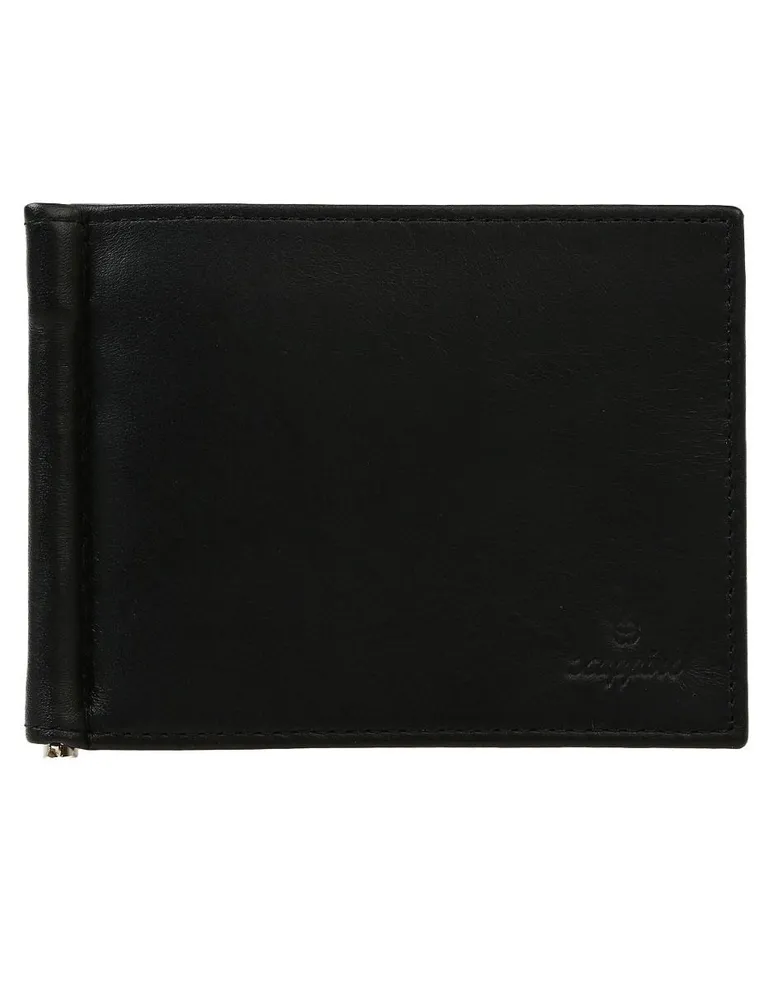 Cartera Scappino de piel negra