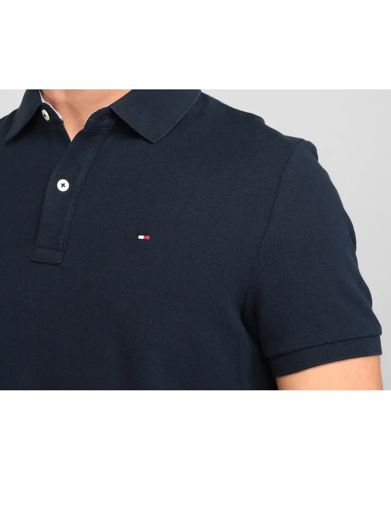 Playera tipo polo Tommy Hilfiger estampado logo para hombre