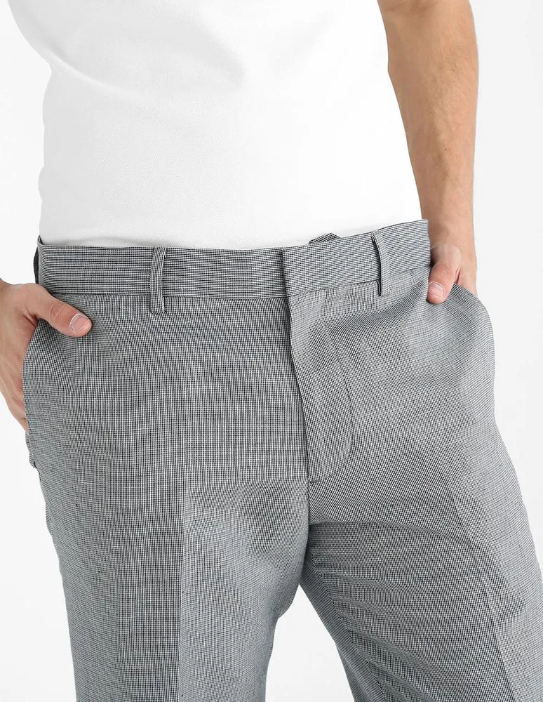 Pantalón regular Costavana de lino para hombre