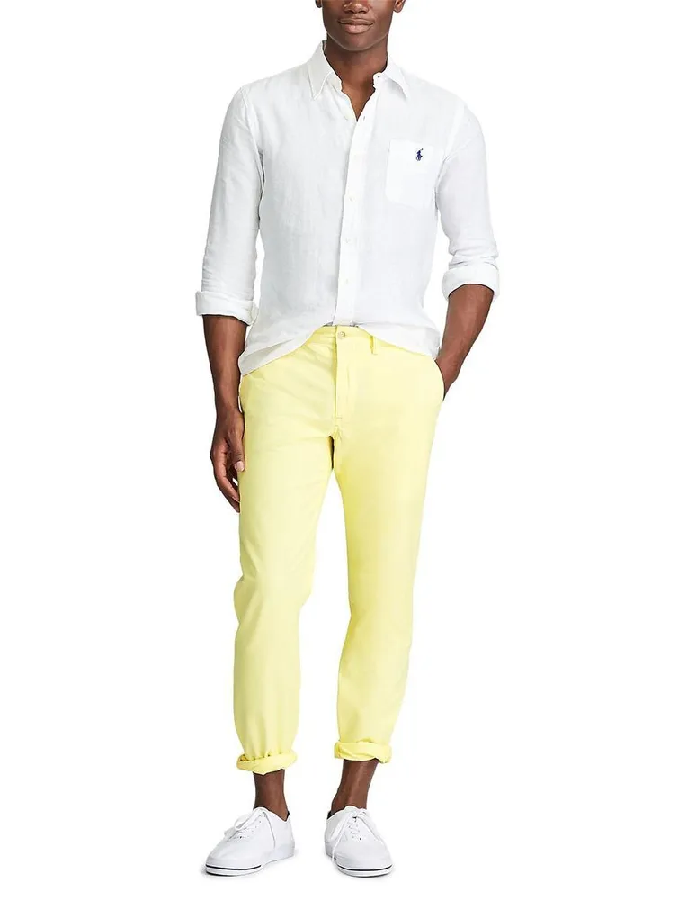 Pantalón straight Polo Ralph Lauren de algodón para hombre