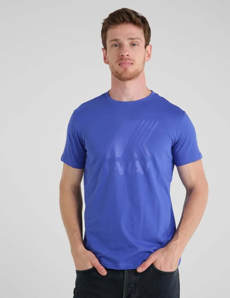 Playera K-Way cuello redondo para hombre