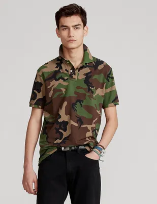 Playera Polo Ralph Lauren estampado camuflaje para hombre