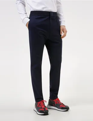 Pantalón ultra slim HUGO de lana para hombre