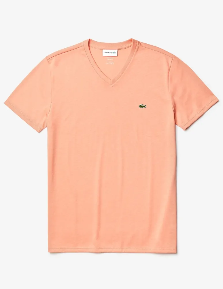 Playera Lacoste FW21 cuello V para hombre