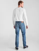 Jeans straight Tommy Hilfiger lavado claro para hombre