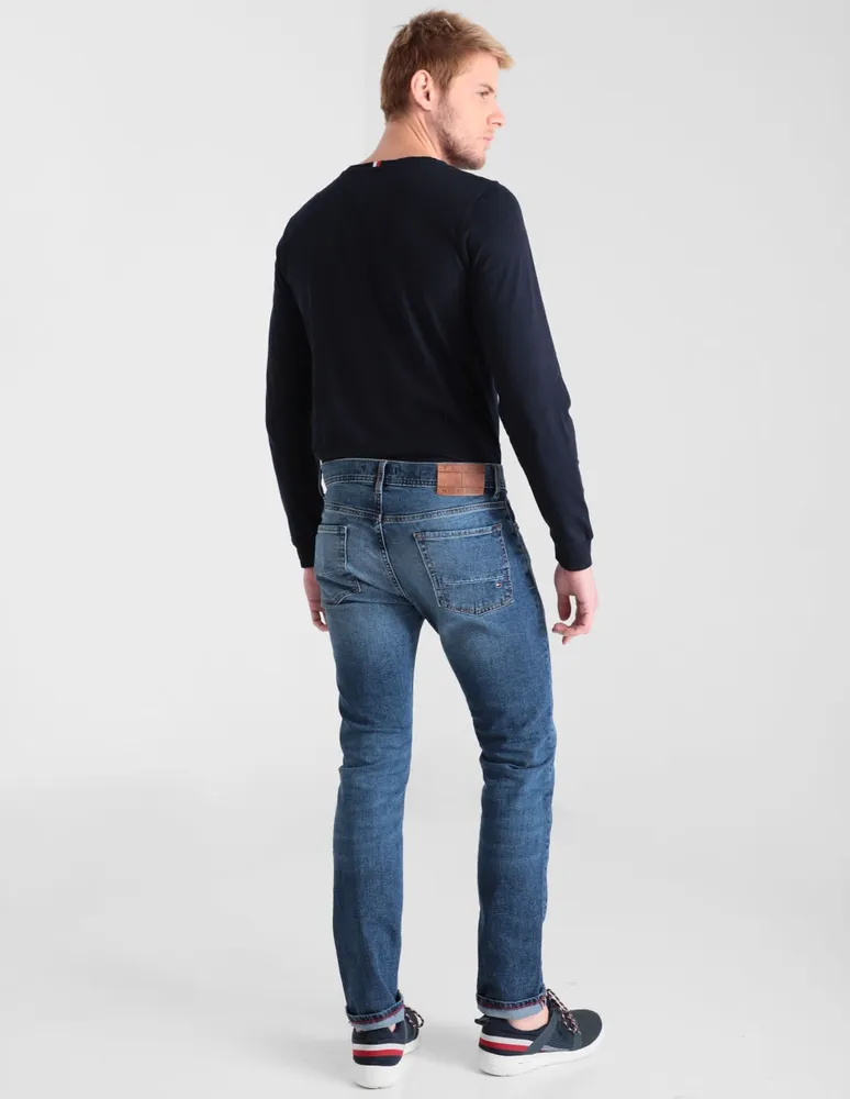 Jeans regular Tommy Hilfiger lavado claro para hombre