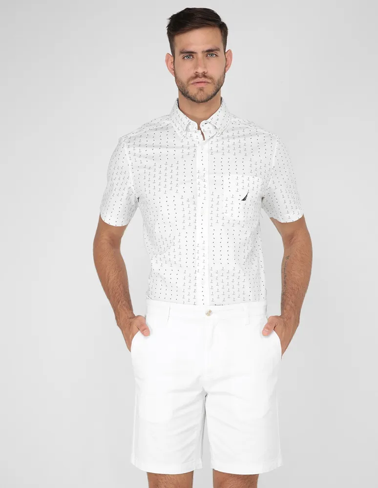 Bermuda Nautica de algodón para hombre