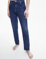 Jeans straight Calvin Klein lavado obscuro para hombre