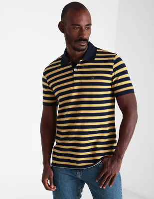 Playera tipo polo Brooks Brothers estampado a rayas para hombre