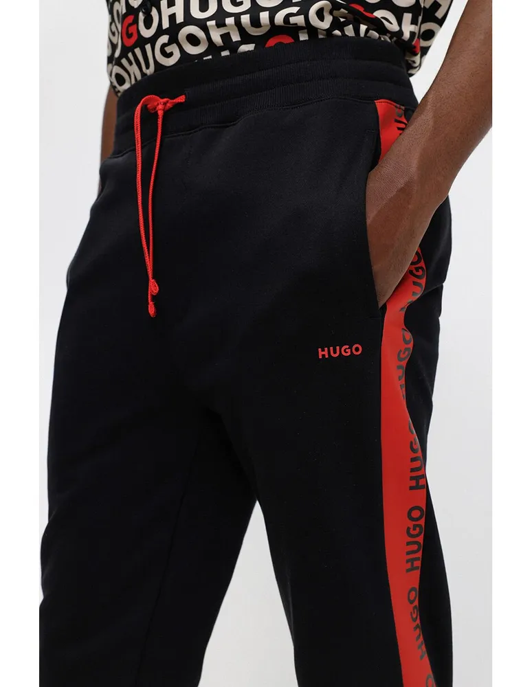 Pants HUGO recto con bolsillos para hombre