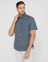 Camisa casual Nautica manga corta para hombre