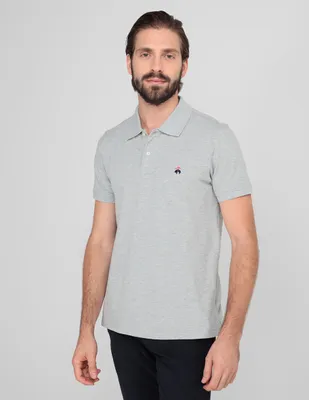 Playera tipo polo Brooks Brothers estampado jaspeado para hombre