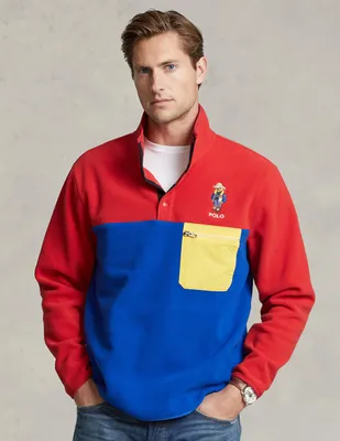 Sudadera Polo Ralph Lauren estampado bloques de color para hombre