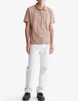 Playera tipo polo Calvin Klein a rayas para hombre