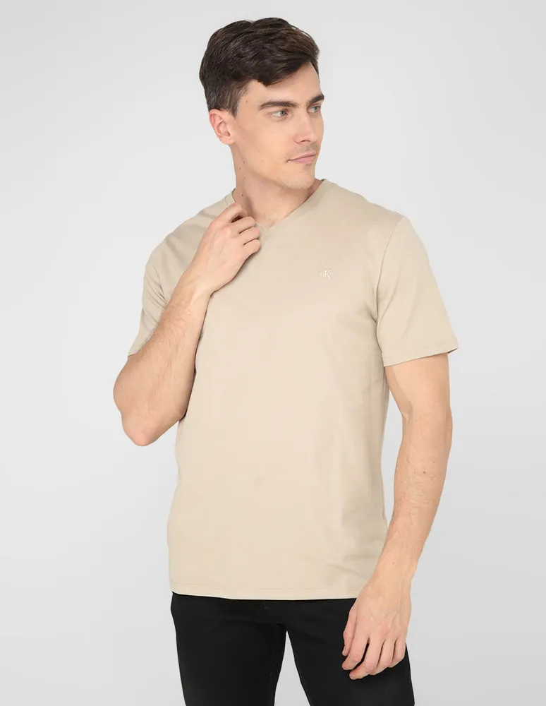 Playera Calvin Klein cuello V para hombre