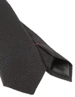 Corbata HUGO slim de seda para hombre