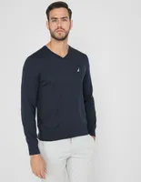 Suéter Nautica cuello V para hombre