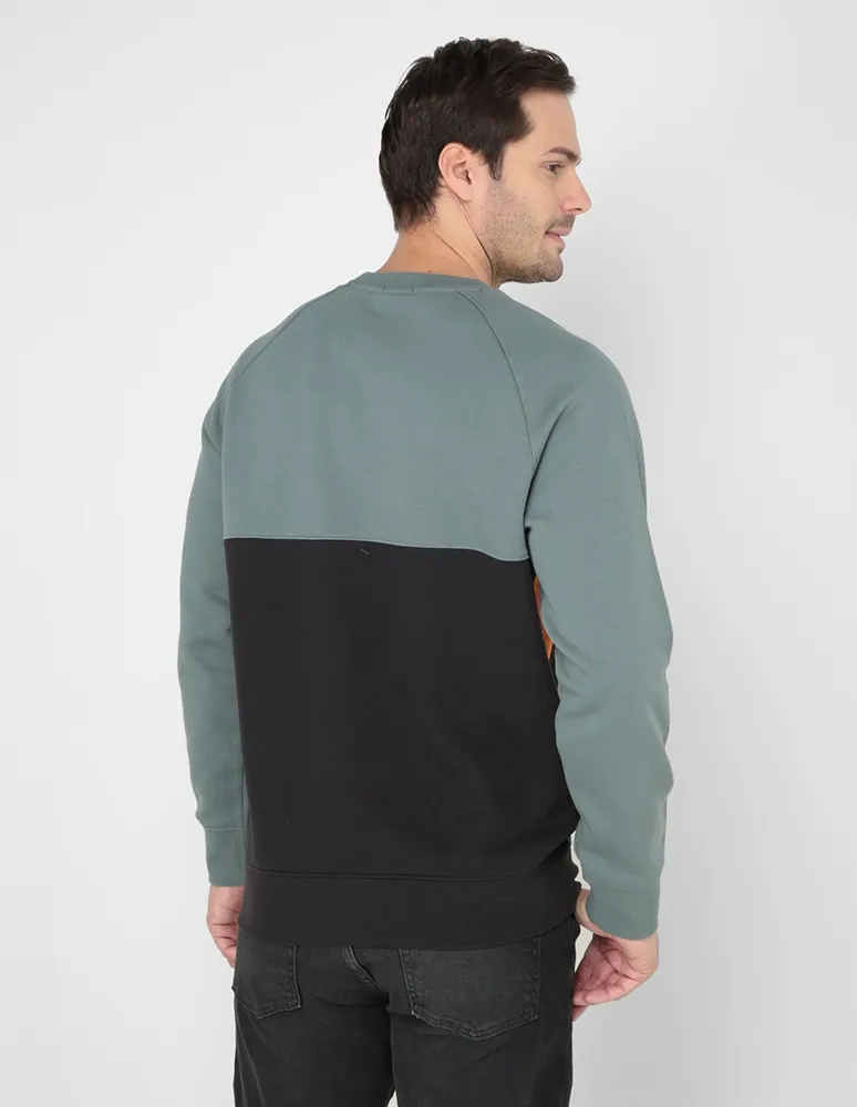 Sudadera Timberland estampado bloques de color para hombre