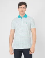 Playera tipo polo Givenchy estampado impreso para hombre